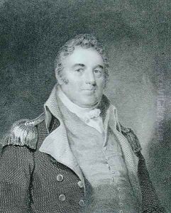 Richard Dale (1756-1826), engraved by Richard W. Dodson (1812-67) after a copy of the original painting by James Barton Longacre (1794-1869) by Joseph Wood