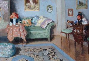 Little Drawing Room, c.1915 by Jozef Wodzinski
