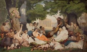 Scene Symboliste by Pierre-Cecile Puvis De Chavannes
