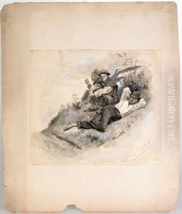 Peach Plucks by Howard Pyle