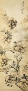 Finger Painted Landscape by Gao Qipei