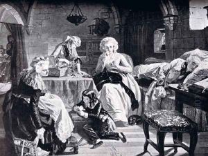 Louis XVI and his Family in the Chateau du Temple, from the History of Nations by Edgar Melville Ward