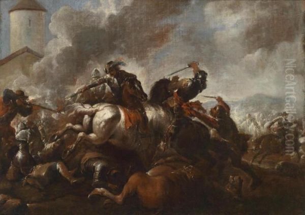 A Cavalry Engagement - view 1