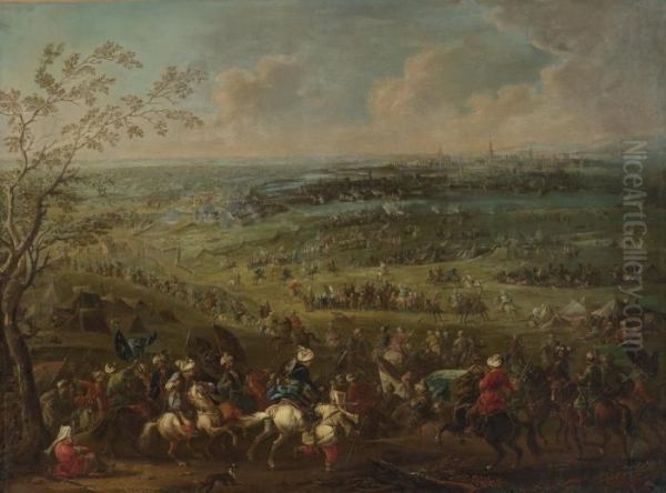 The Turkish Siege Of Vienna by August Querfurt