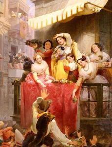 Carnival In Rome by Wilhelm Wider
