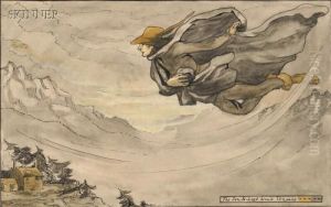 The South-west Wind Esquire by Arthur Rackham