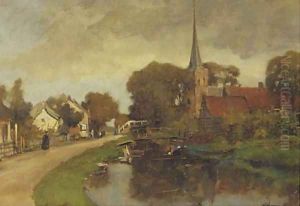 The church at Kortenhoef by Jan Hillebrand Wijsmuller