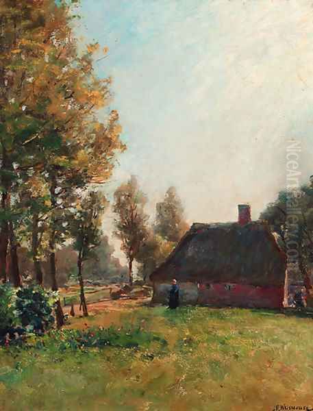 A farmyard in summer - view 1
