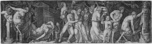 Baccanale by Marcantonio Raimondi