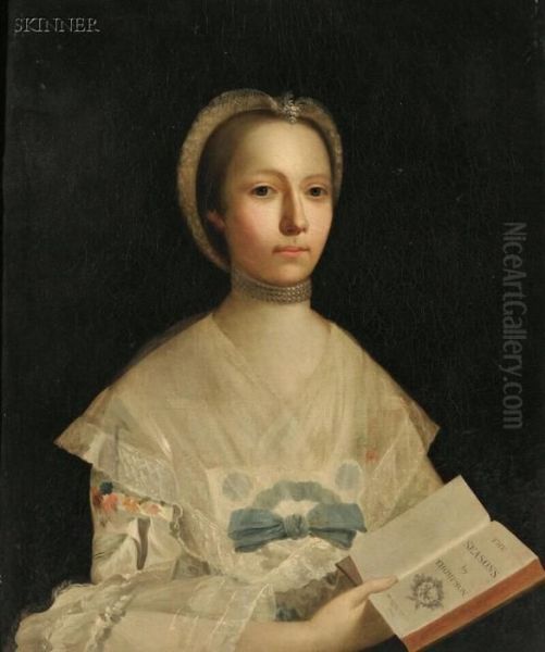 Portrait Of A Lady Holding - view 1