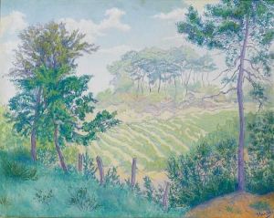 Les Vignobles Sous Les Pins 1896 by Paul-Elie Ranson