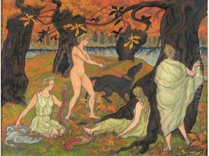 Diane Chasseresse Pres Du Lac Ou
Scene Pastorale Ou Baigneuse Chasseresse Ou Diane Au Bain, Circa
1894-1896 by Paul-Elie Ranson