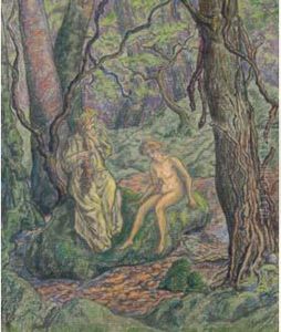 Nu Dans Le Sous-bois, Vers1895 by Paul-Elie Ranson
