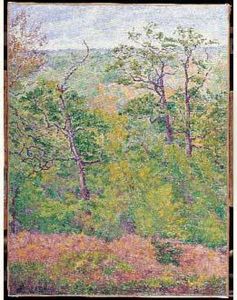 Fougeres Roses En Lisiere De Bois by Paul-Elie Ranson