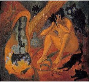 Sorciere A La Marmite, Vers 1897-1898 by Paul-Elie Ranson