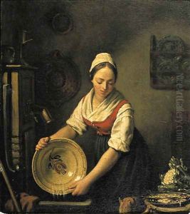 The naughty cat by Pieter Christoffel Wonder
