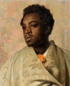 Portrait D'homme Africain En Buste