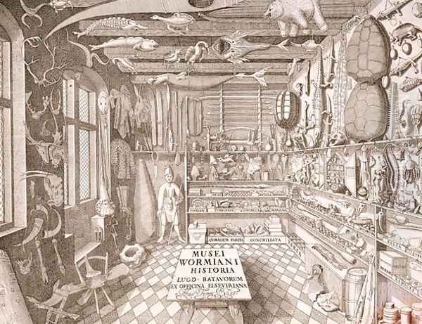 Museum of Ole Worm, Leiden, 1655 - view 1