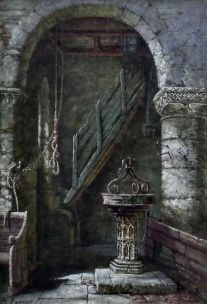 "the Belfry, Harbledown Church, Canterbury" - view 1