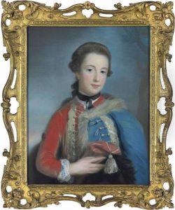 Portrait Of Lady Isabella Stanhope, Later Countess Of Sefton by Catherine Read