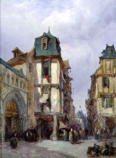 Townswomen Shopping - view 1