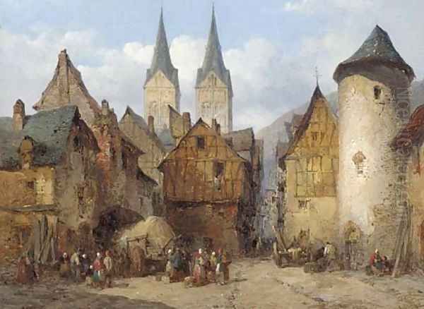 Boppard on the Rhine - view 1