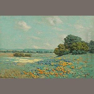 California Poppy Field by Granville Redmond