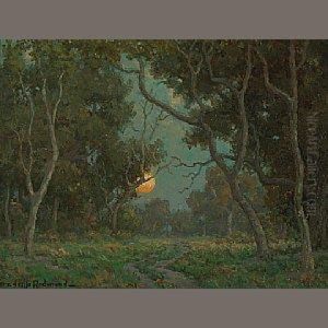 Early Moon by Granville Redmond