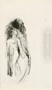 Nu - Etude by Odilon Redon