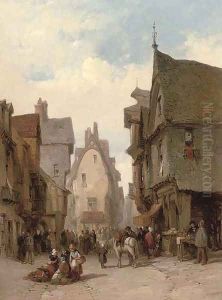 Vitre, Brittany by Lewis John Wood