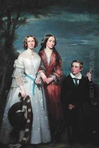 The Misses Smith and Master Smith of Crooksfield, Berwickshire, 1856 or 1859 The Misses Smith and Master Smith of Crooksfield, Berwickshire, 1856 or 1859