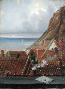 View from a Window of Helgoland by Ernst Willers