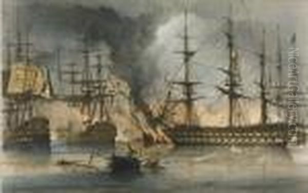 Illustrations Of The Battle Of Navarin - view 1