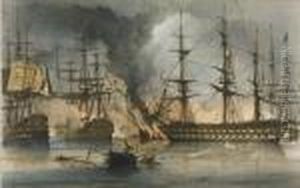 Illustrations Of The Battle Of Navarin by George Philip Reinagle