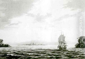 View of the Island of Tappanooly on the South West coast of Sumatra by Wells, J.