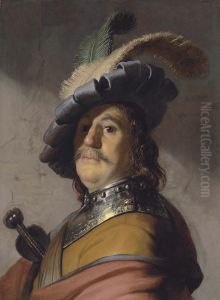 A Man In A Gorget And Cap