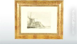 El Molino by Harmenszoon van Rijn Rembrandt
