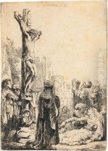 Christus Am Kreuze by Harmenszoon van Rijn Rembrandt