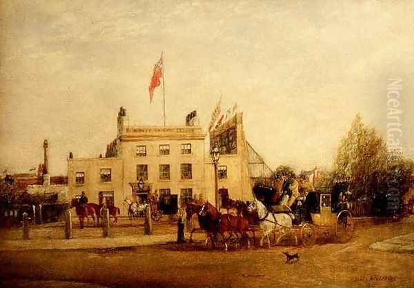 Kennington Oval: The Tavern and the Entrance, c.1858 - view 1