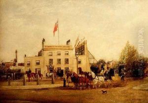 Kennington Oval: The Tavern and the Entrance, c.1858