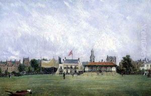 Kennington Oval: The Ground and the Pavilion, c.1858