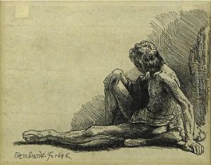 Nude Man Seated Nude Man Seated