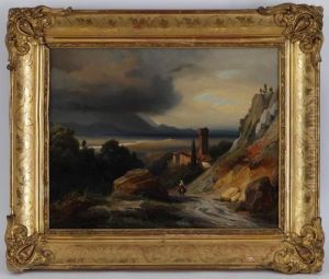 Paysage D'italie by Jean-Charles Joseph Remond