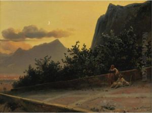 The New Moon by Jean-Charles Joseph Remond