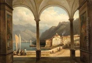 Blick Auf Den Franziskanerkonvent In Lugano