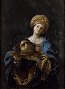 Salome Portant La Tete De Saint Jean-baptiste by Guido Reni