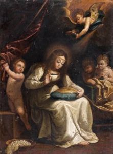 La Vierge Cousant