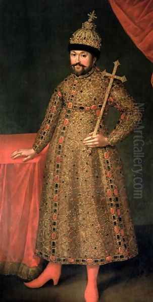 Portrait of Tsar Michael III Fyodorovich (1596-1645), 1728 - view 1