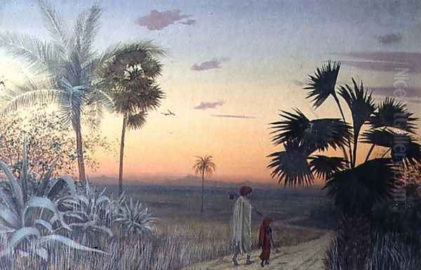 Sunset over Palm Trees, 1897 - view 1