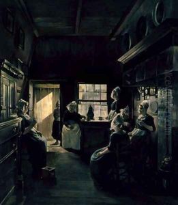Conversation, 1888 by P. Weimar